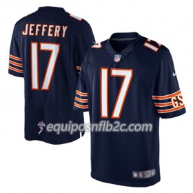 Camiseta Hombre NFL Chicago Bears Alshon Jeffery 17 Nike Navy
